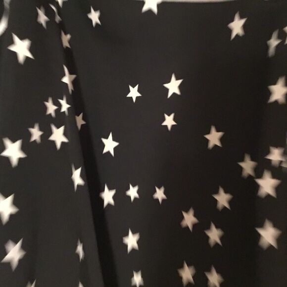 NWT Women’s Pajama Top Navy w/Stars - Picture 3 of 8